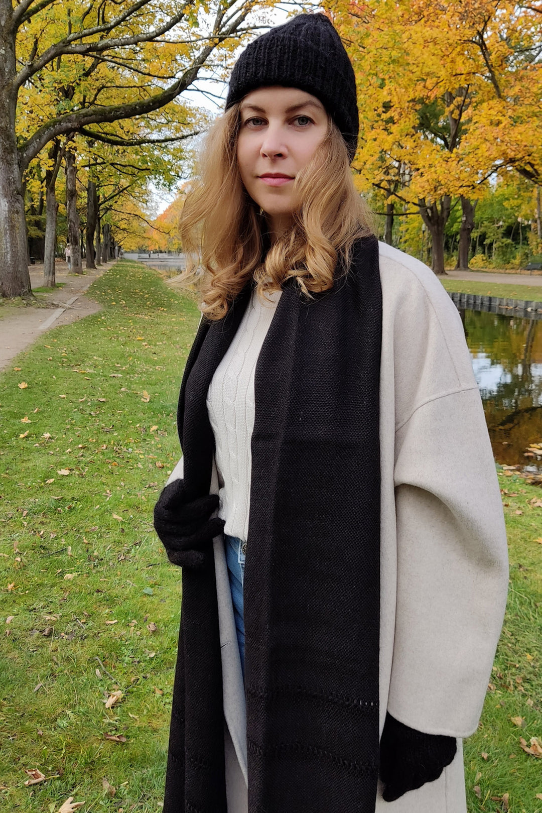 Peteroa Alpaka Breiter Schal