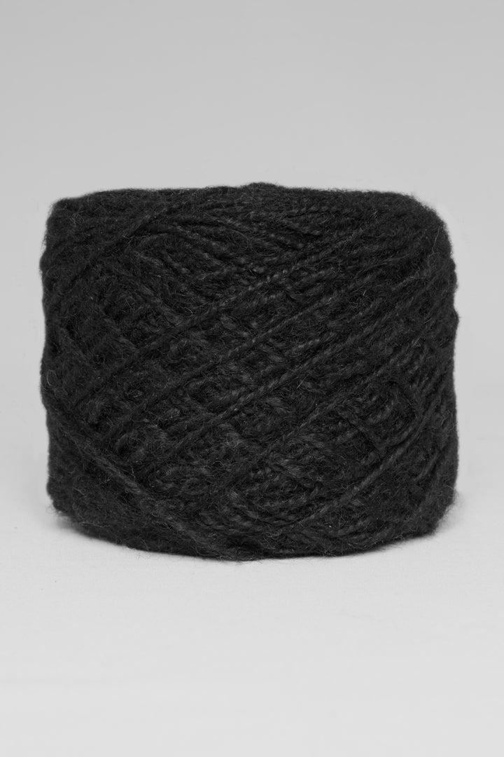 Alpaka Wolle in Schwarz