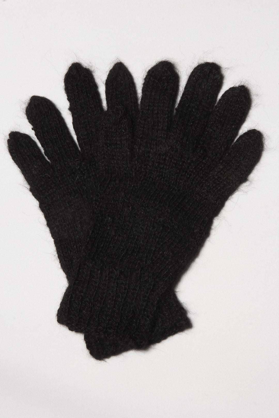 Schwarz Alpaka Handschuhe